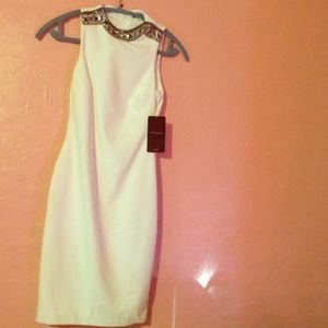 Nice white fitted dress from Zara. XS