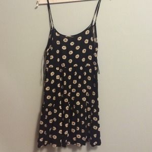 Daisy hippy black sundress