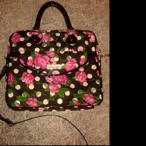 Betsy Johnson Floral Laptop bag