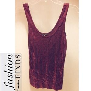Express Sexy Basic purple sequin top!