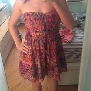 Material girl neon lace romper