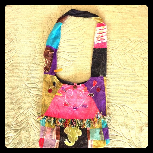 Elephant boho bag
