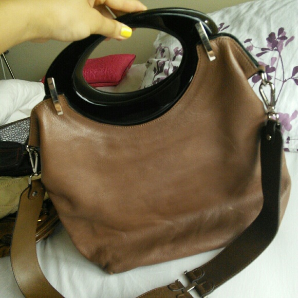 Authebtic MARNI brown long tote