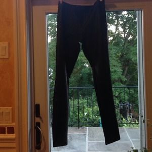 Faux leather leggings