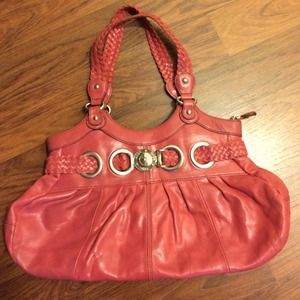 Pink Hype Leather Satchel