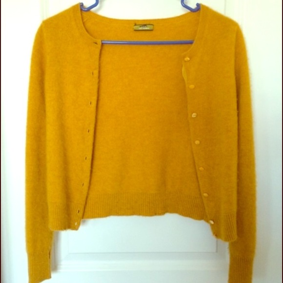 Mustard cardigan