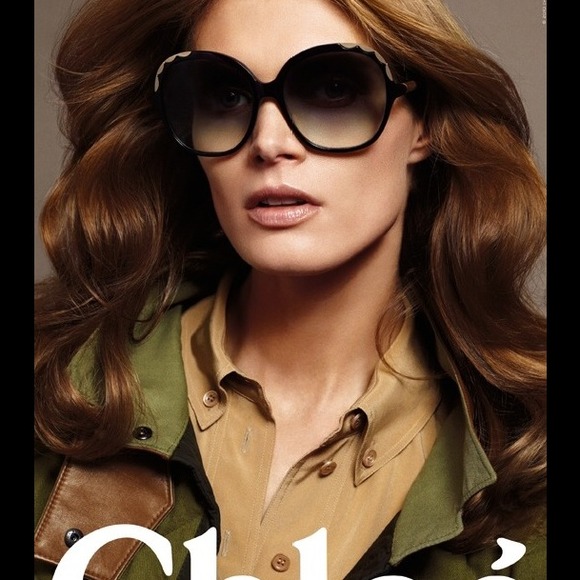 Authentic Chloe Ernie ivory sunglasses