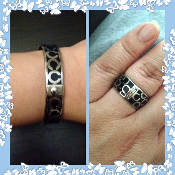 Coach bangle & ring
