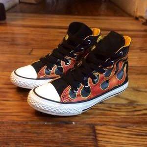 Converse All-Atar Flames Hi-Tops for Kids