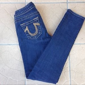 True Religion Jeans with gold pockets!