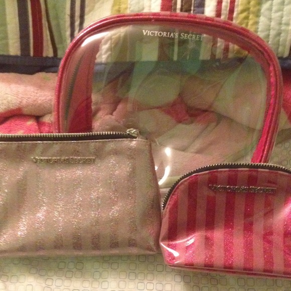 Victoria's secret makeup bags