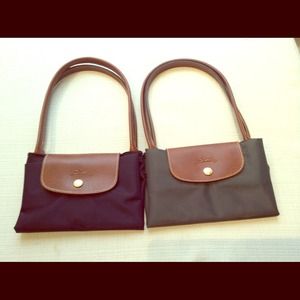 2 Authentic Brand new Longchamp pliage medium bags