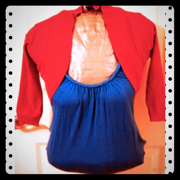 Rue 21 Red Knit Shrug