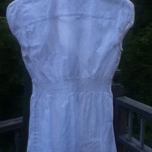 Candie's white ruffle shirt. - Picture 2 of 3