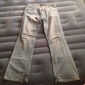 eckored Bootcut Jeans W11 L32