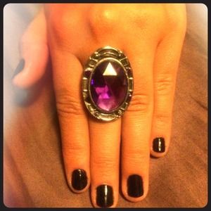 purple gem ring