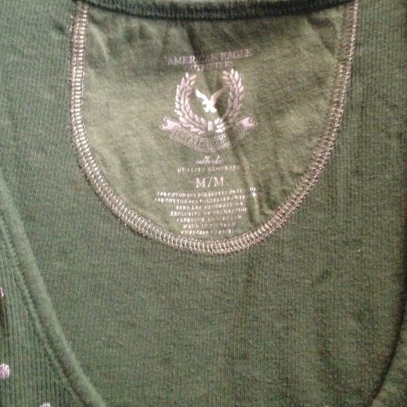 ⛔️SOLD American Eagle Ribbed Tank Size Medium - Picture 2 of 2