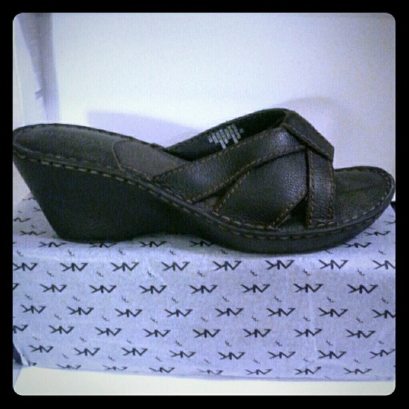 Leather Brown slip ons
