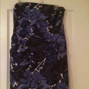 Ann Taylor cocktail strap/strapless dress