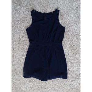 Navy Romper