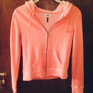 Pacsun neon pink zip up
