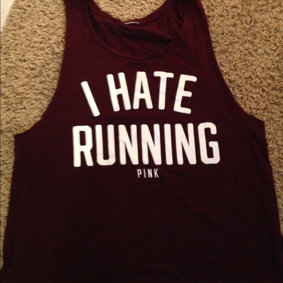 SOLD VS PINK I hate running tank small