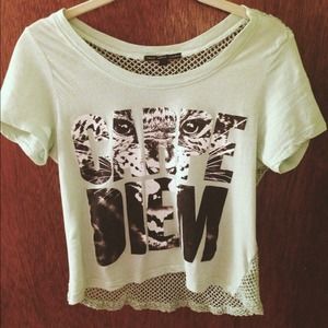UO "carpe diem" crop top