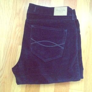 Abercrombie & Fitch navy corduroy pants