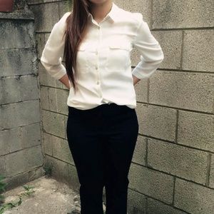 ***SOLD*** Pocketed Chiffon Top