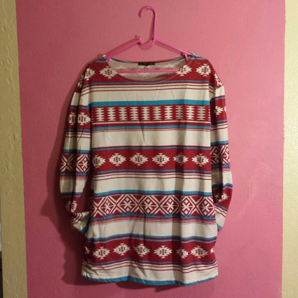Urban Outfitters Tribal Print Sweatshirt Medium