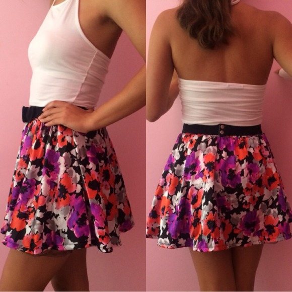 Colorful Floral skirt