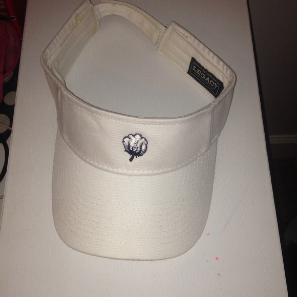White Southern Fried Cotton visor. Never worn.