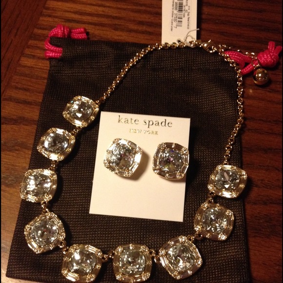 kate spade Jewelry - NWT!Kate Spade "On the Town"Studs/Necklace Bundle