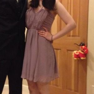 Beautiful light purple chiffon dress