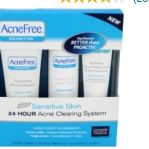 Acne free sensitive skin treatment