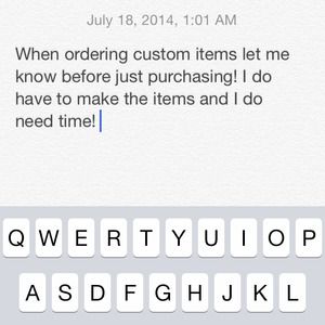 Custom items