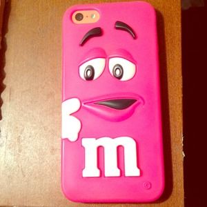 iPhone 5C M&M silicone case📱😚😍