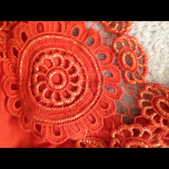 Cute orange bubble dress S - Picture 4 of 4