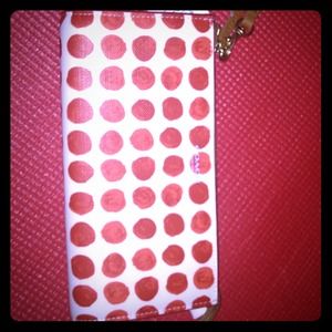 Coach wallet...brand new...red and white..