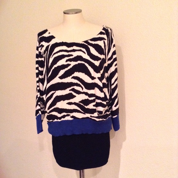 Tops - Zebra print top