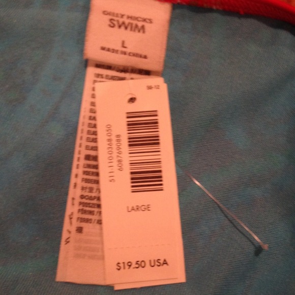 Gilly Hicks Paisley Swim Suit Bottoms - Picture 2 of 3