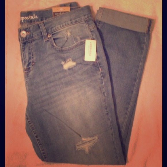 Boyfriend Jeans-Capri's