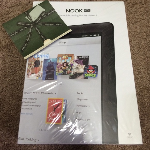 💢Never Opened Nook HD+ W/$100 GiftCard for apps!!