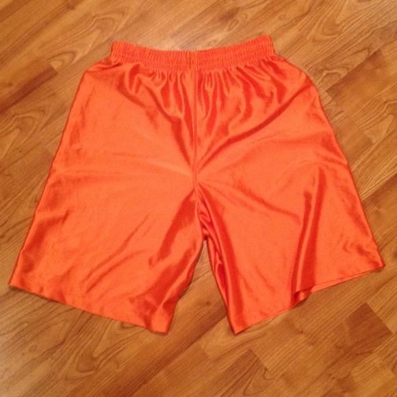 Orange Russell Basketball Shorts - Picture 3 of 3