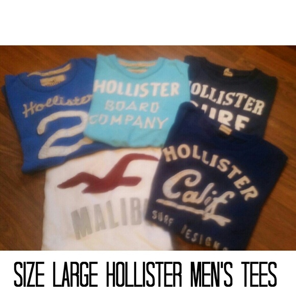 Lot if 5 men's tees