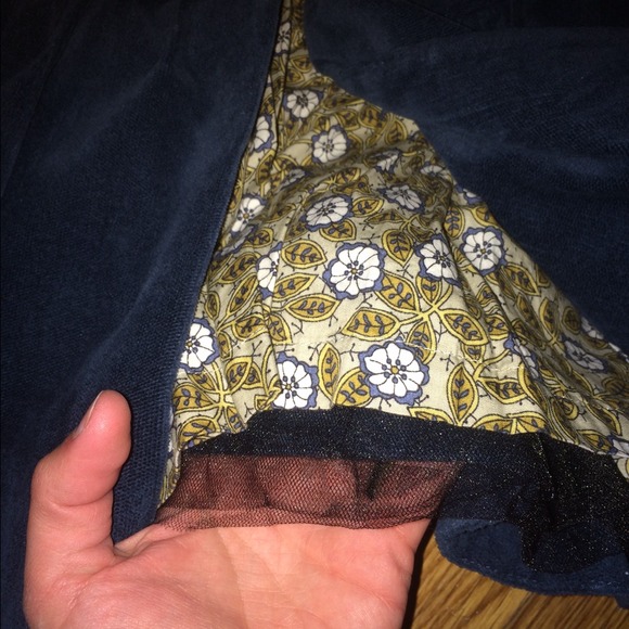 Anthropologie lined dark emerald coat, HP 9/24!! - Picture 3 of 4