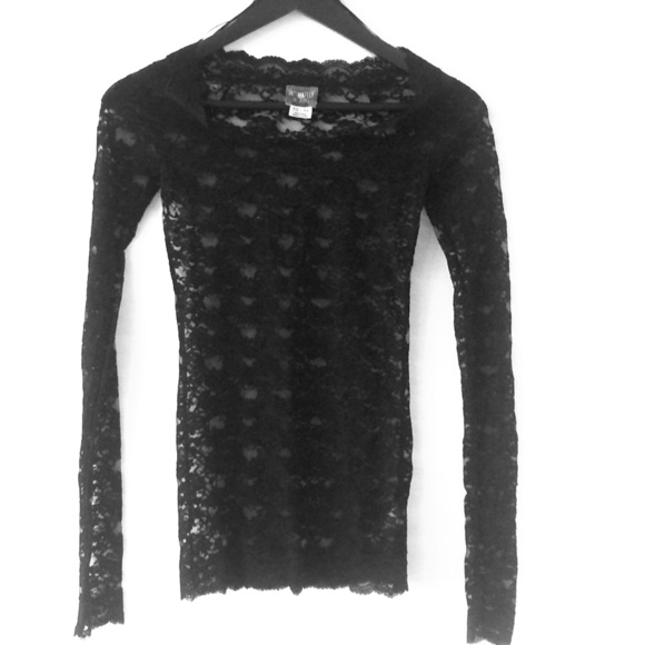 Free people lace long sleeve blouse