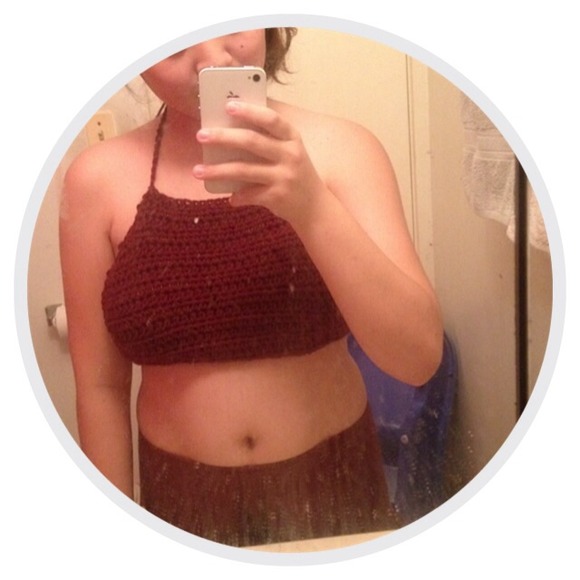 Maroon Anastasia halter