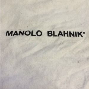 Manolo Blahnik brown strappy heels