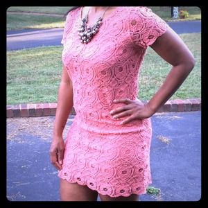 Peach Dress